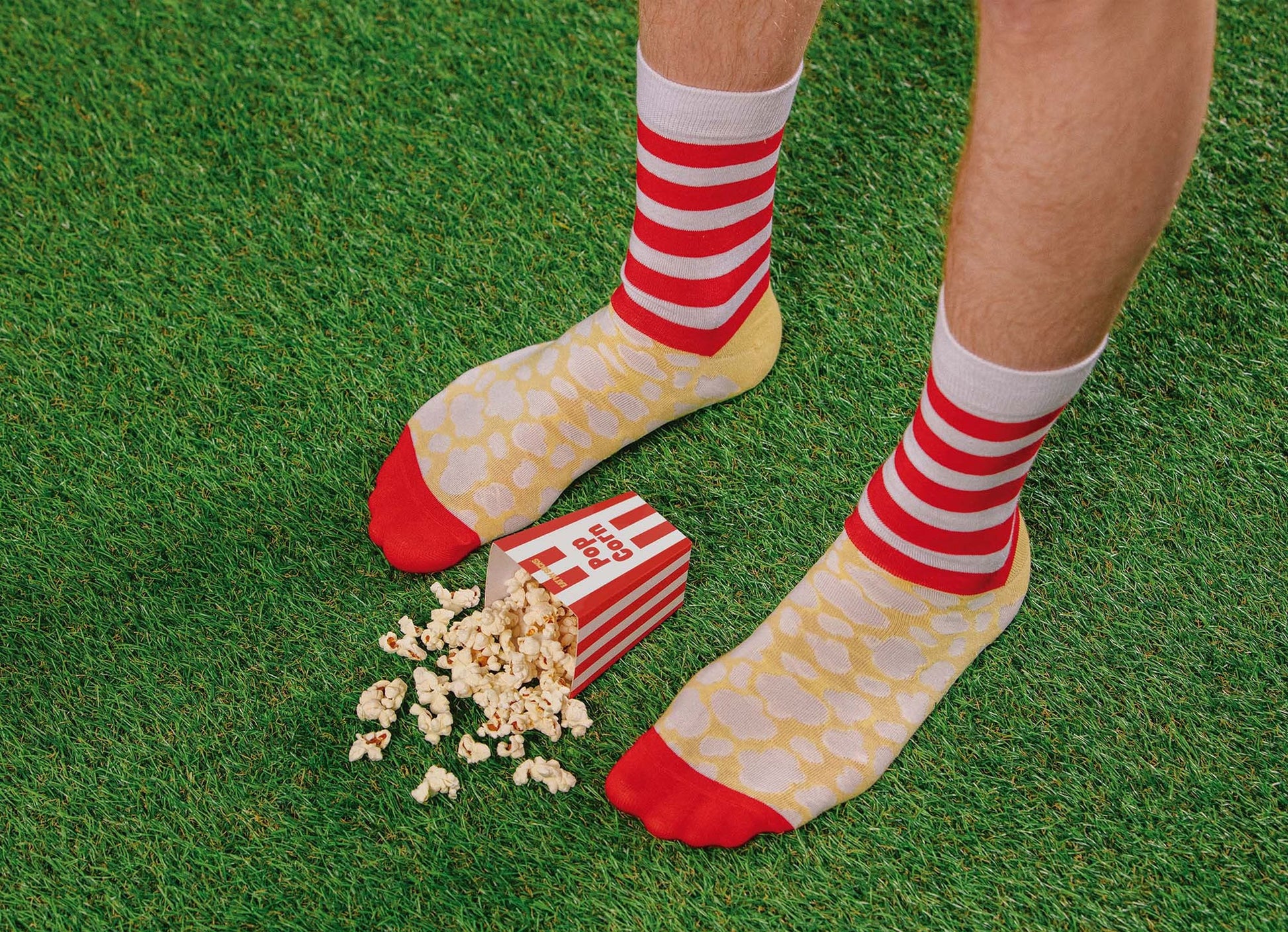 Eat My Socks Popcorn Socks
