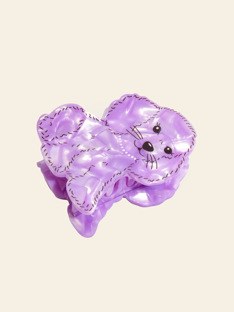 Eat My Socks Purple Dog Hair Claw