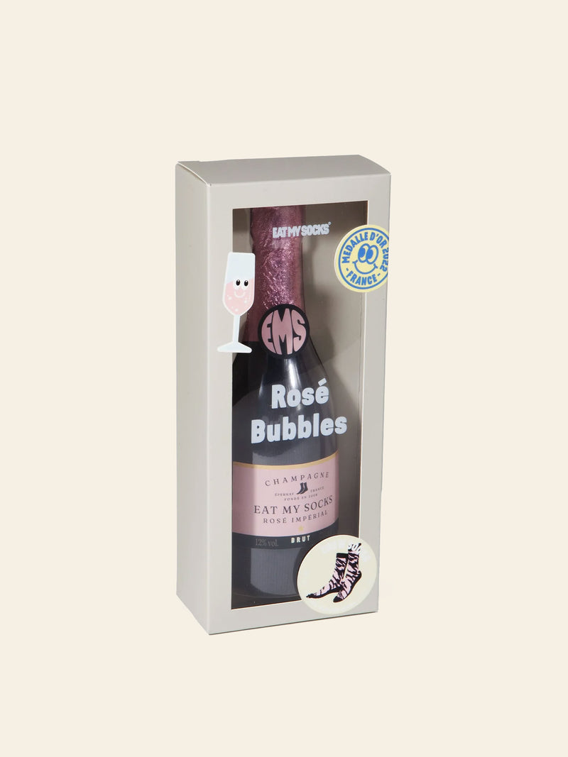 Eat My Socks Rosé Bubbles Socks