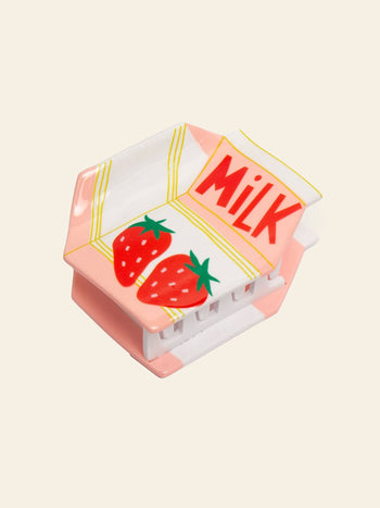 Eat My Socks Strawberry Milk Hair Claw