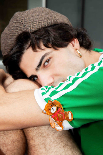 Eat My Socks Teddy Bear Hair Claw