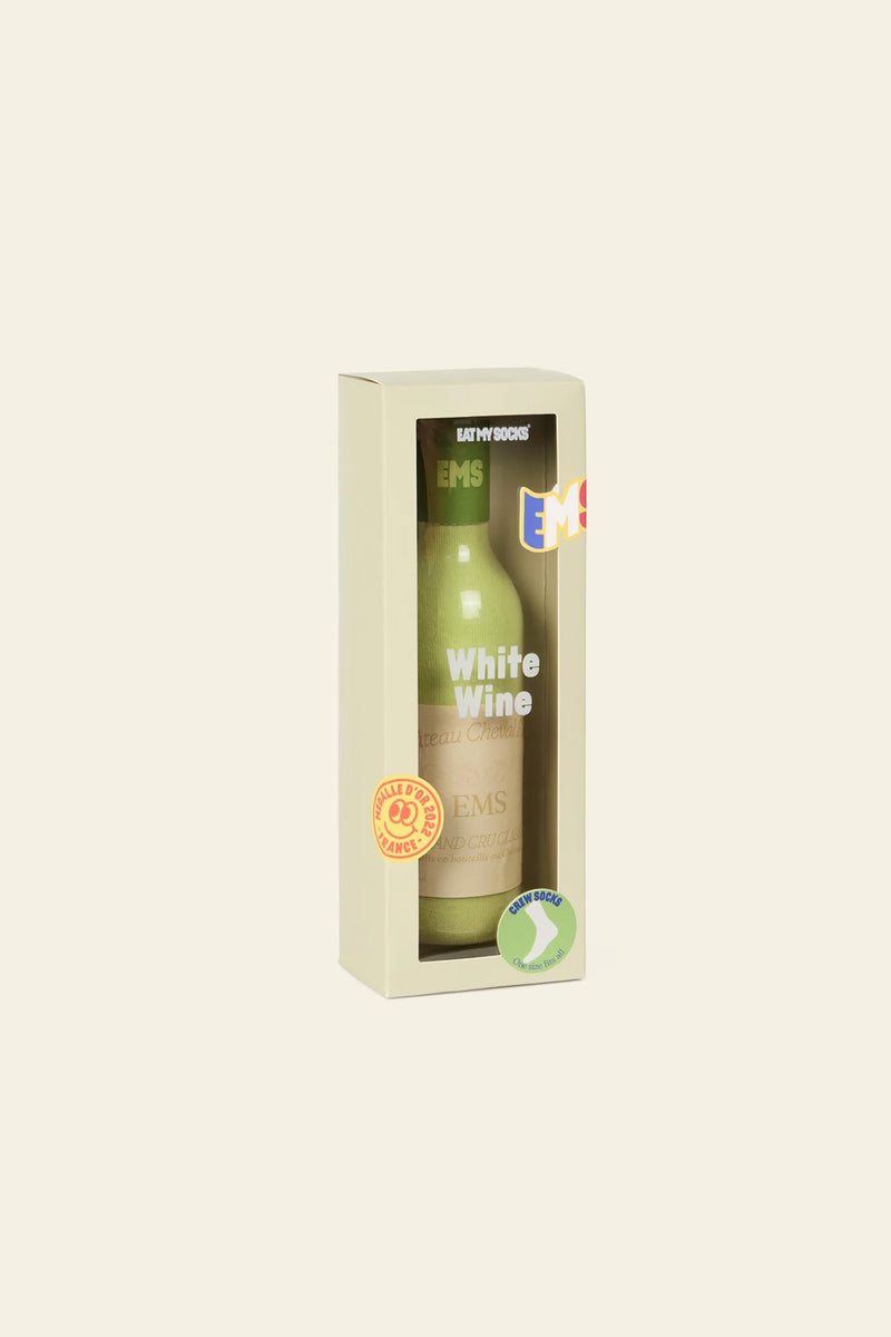 Eat My Socks White Wine Socks