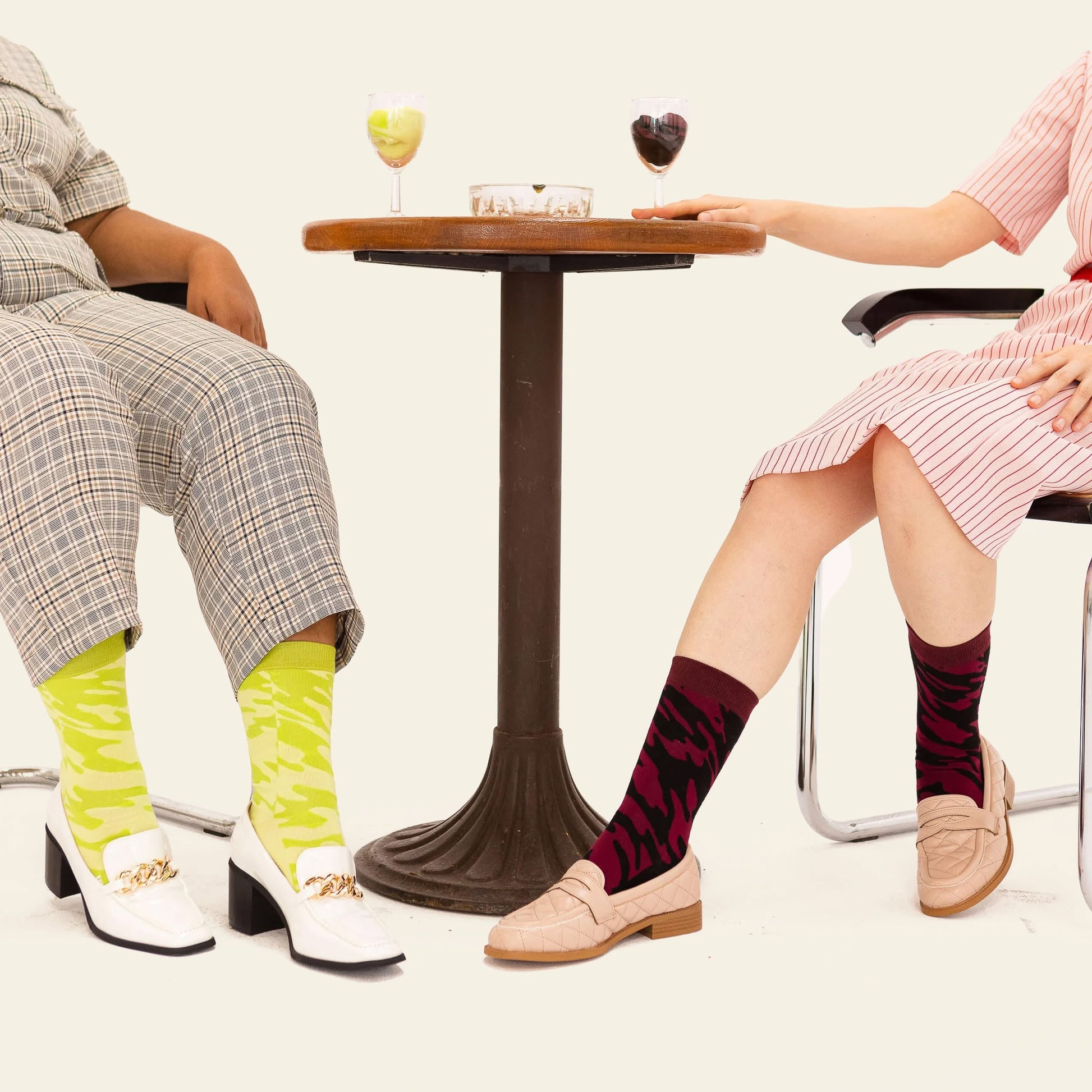 Eat My Socks White Wine Socks