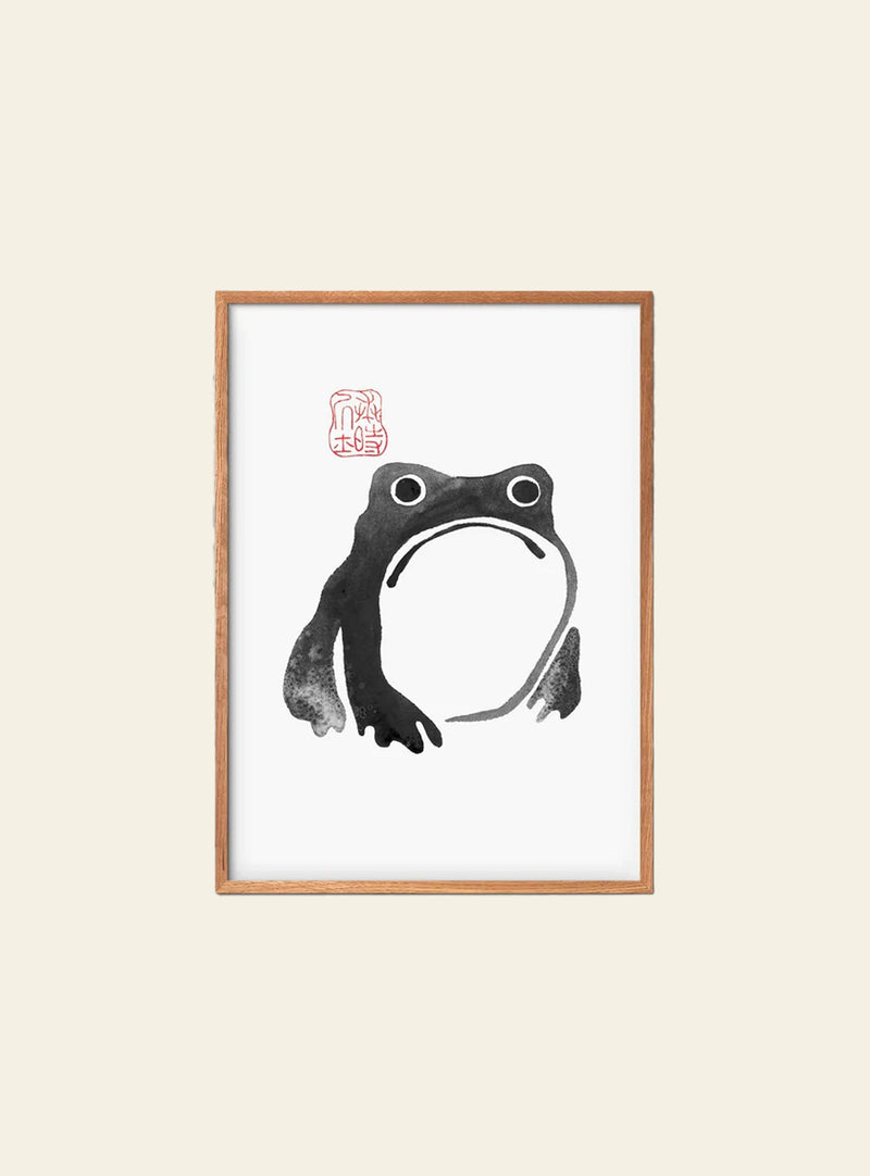 Empty Wall Japanese Frog Poster (30x40)