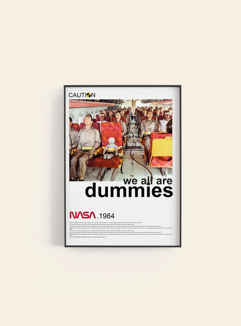 Empty Wall MAGOSC - We Are All Dummies Poster (30x40)