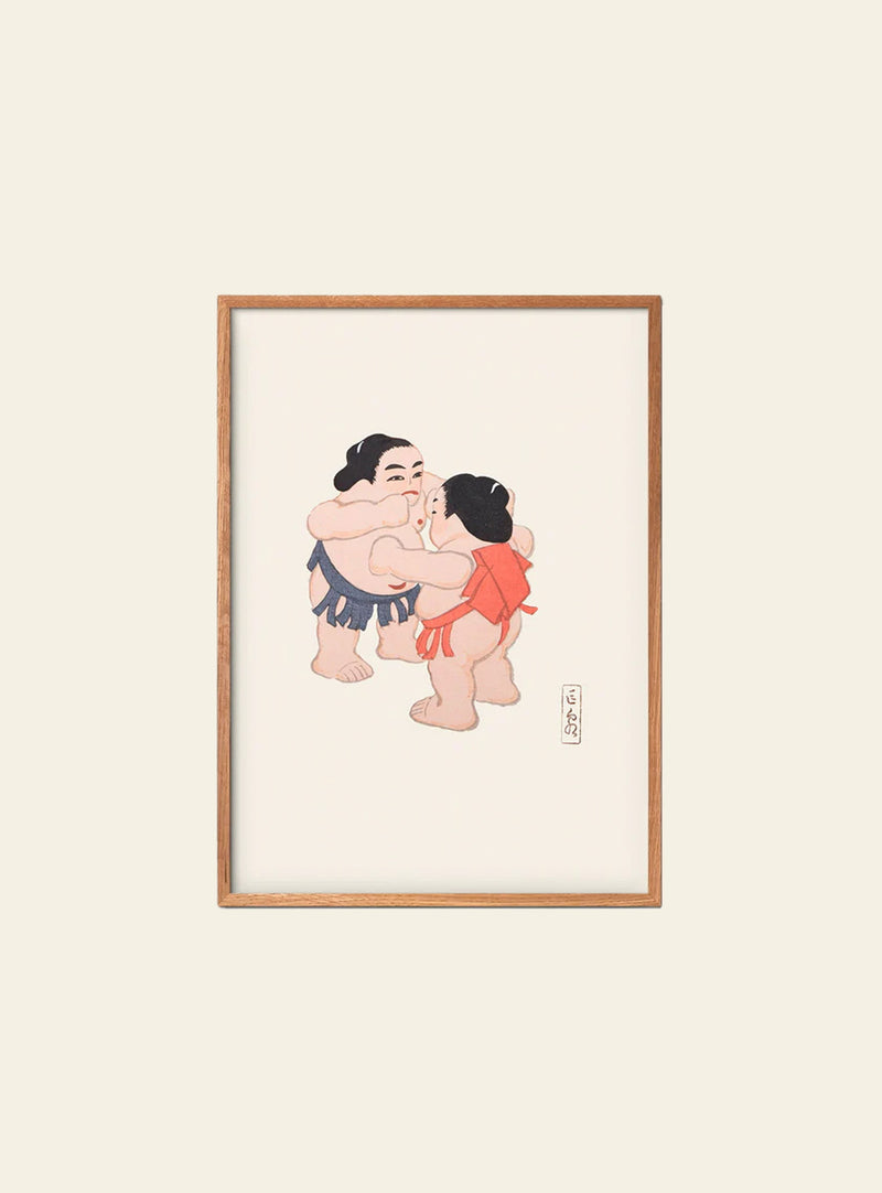 Empty Wall Sumo - Japanese Folk Toy Poster (30x40)