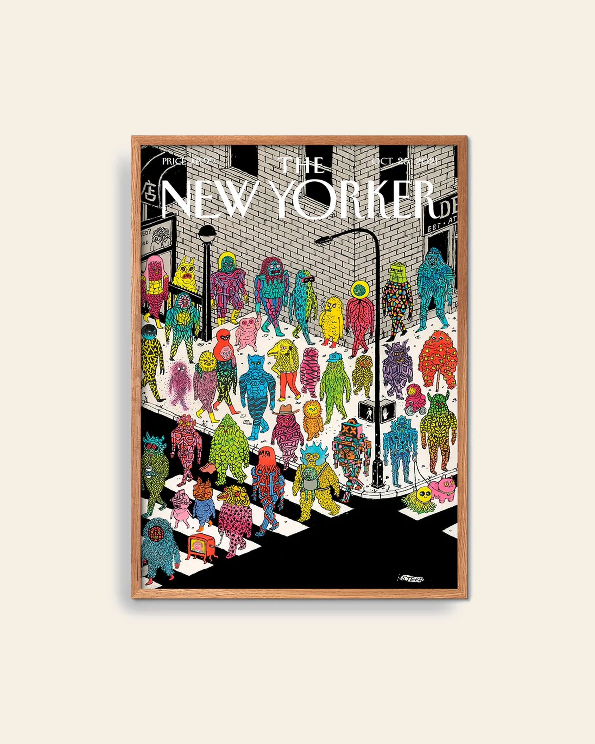 Empty Wall The New Yorker Beasts and Beauties Poster (50x70)