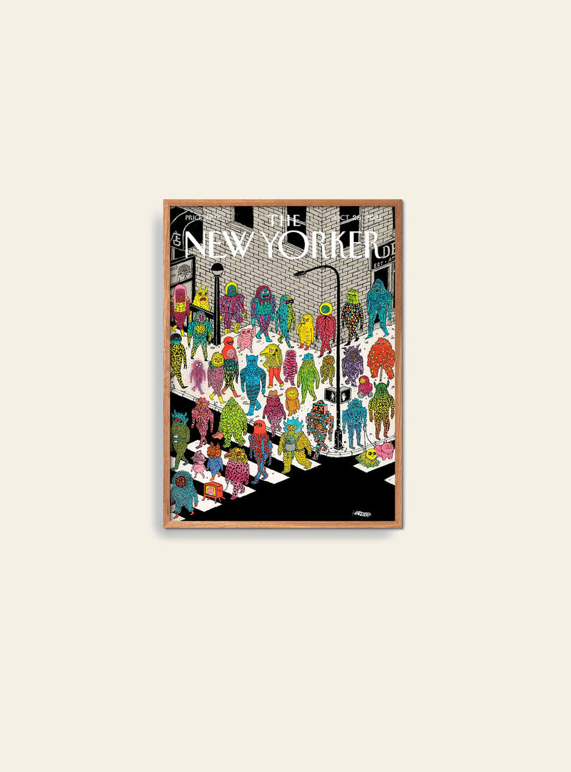 Empty Wall The New Yorker - Beasts and Beauties Poster (A3)