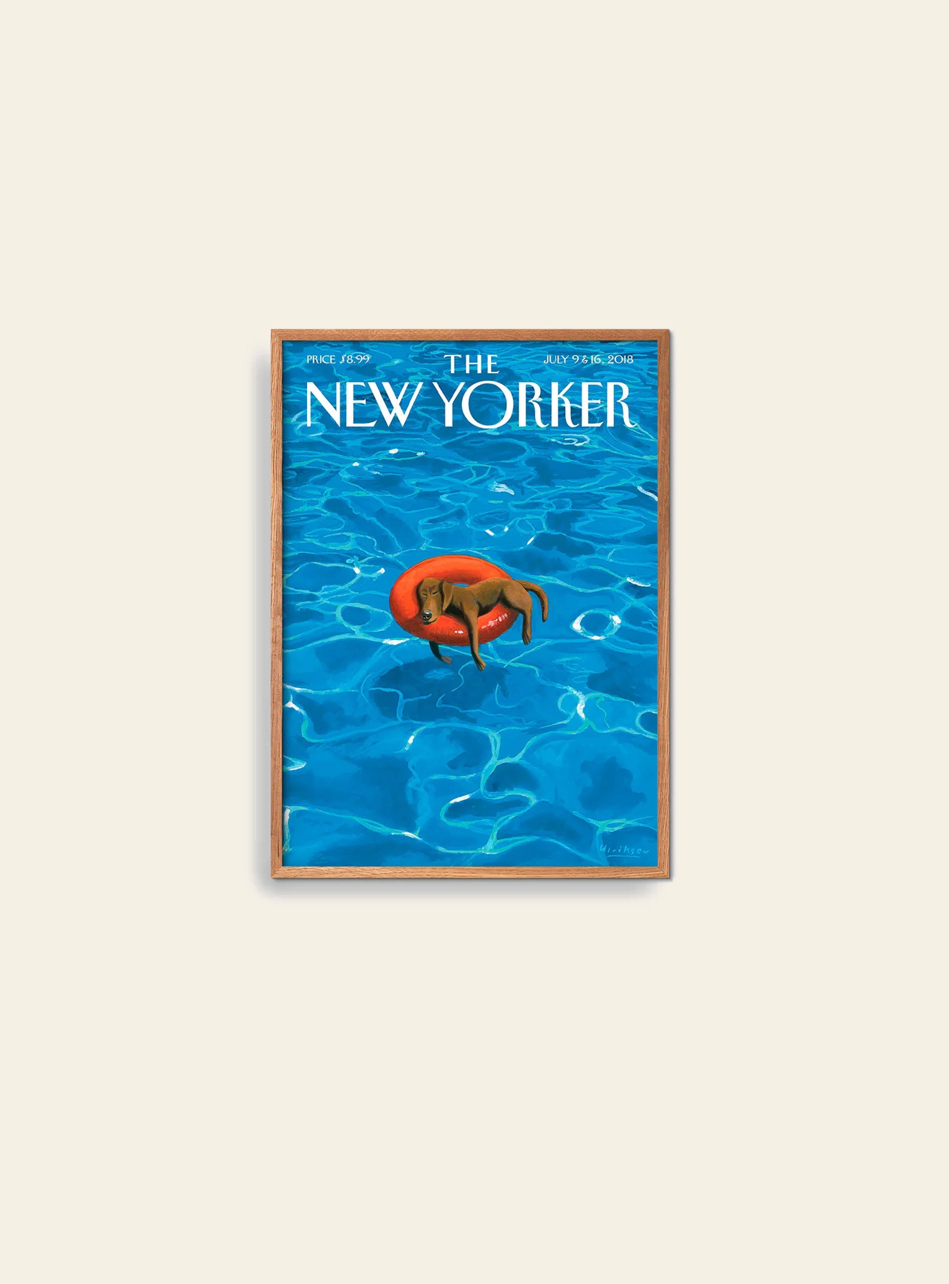 Empty Wall The New Yorker Downtime Poster (A3)