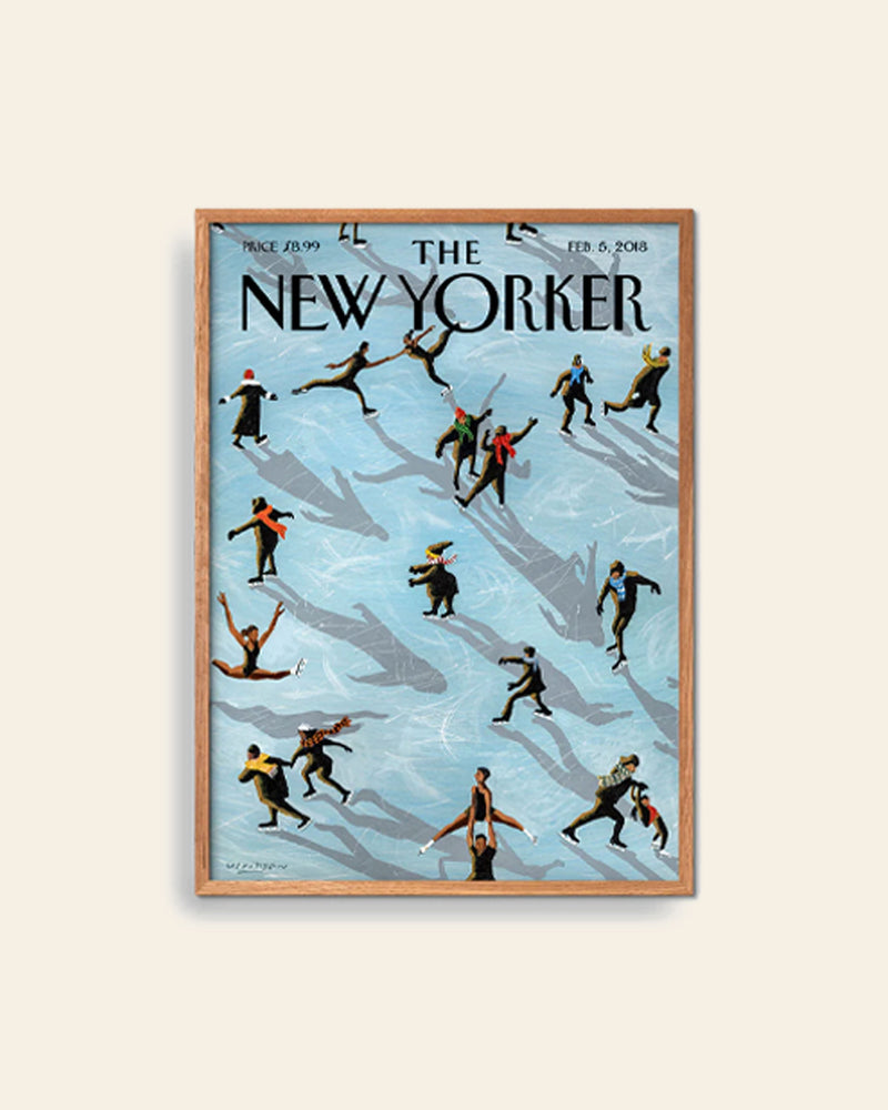 Empty Wall The New Yorker - Figured Skaters Poster (50x70)