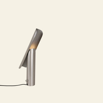 FRAMA T-Lamp Table Lamp Brushed Steel