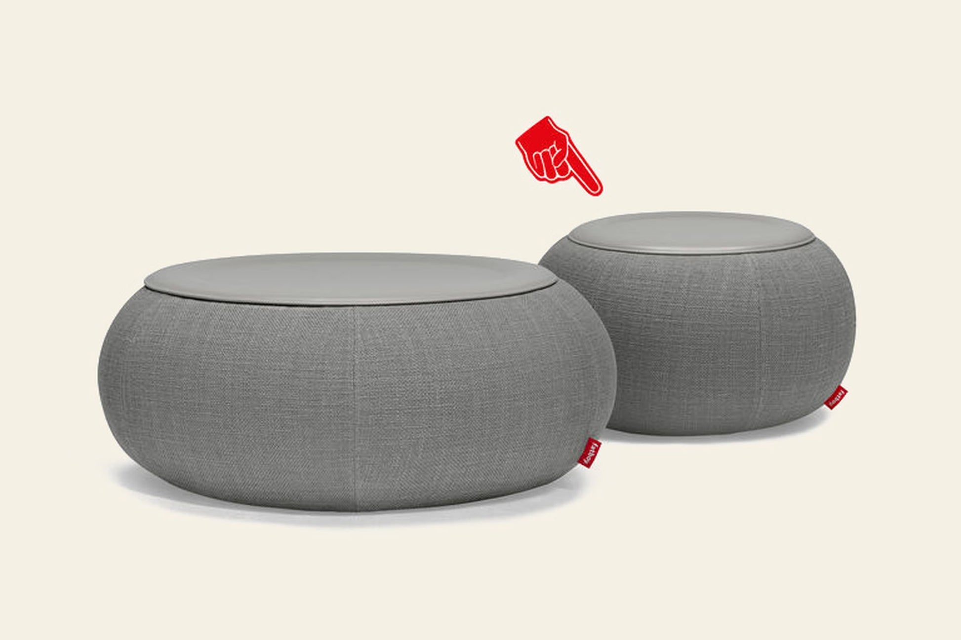 Fatboy Humpty Coffee Table Mouse Grey