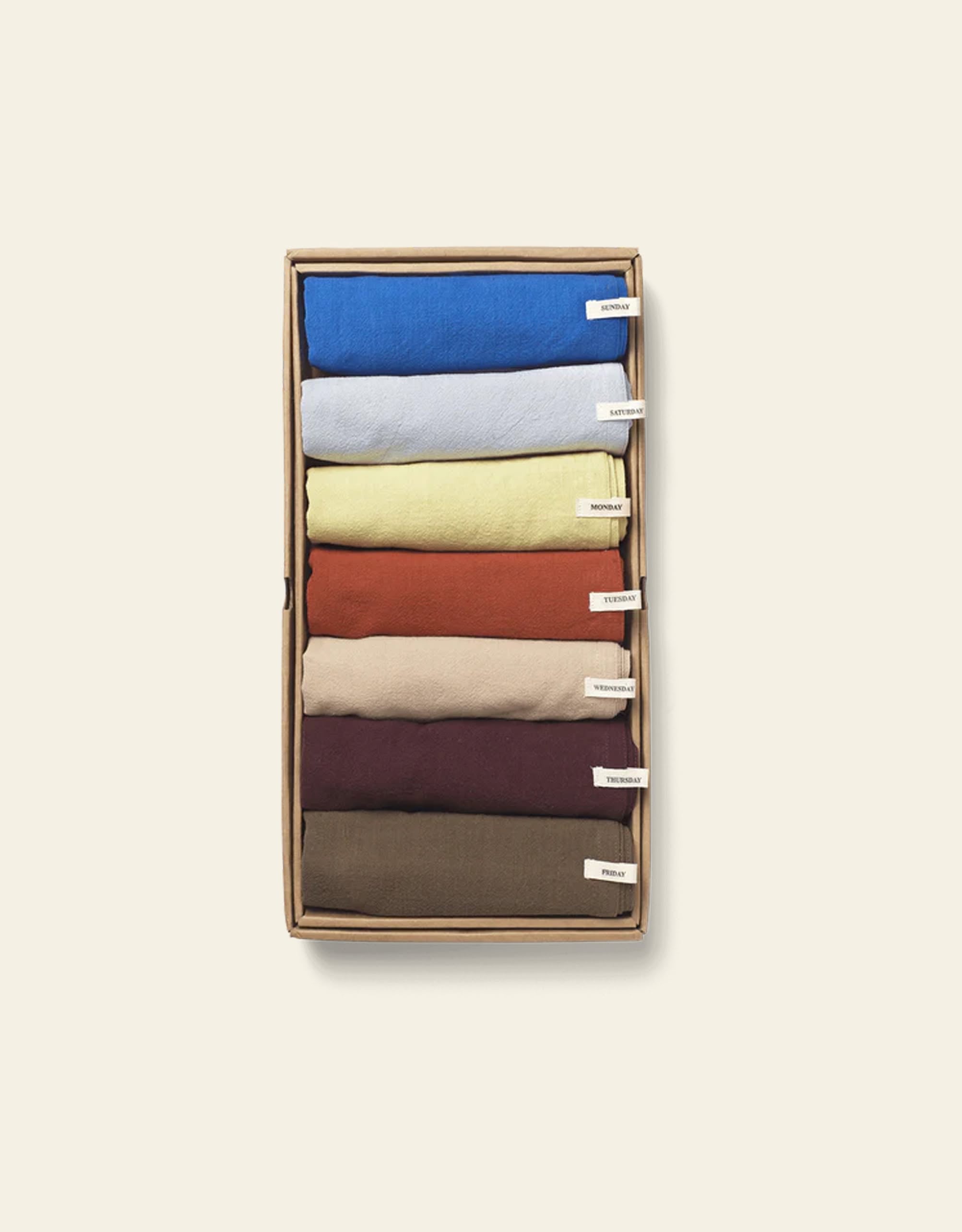 Ferm Living Day Tea Towel, Set of 7
