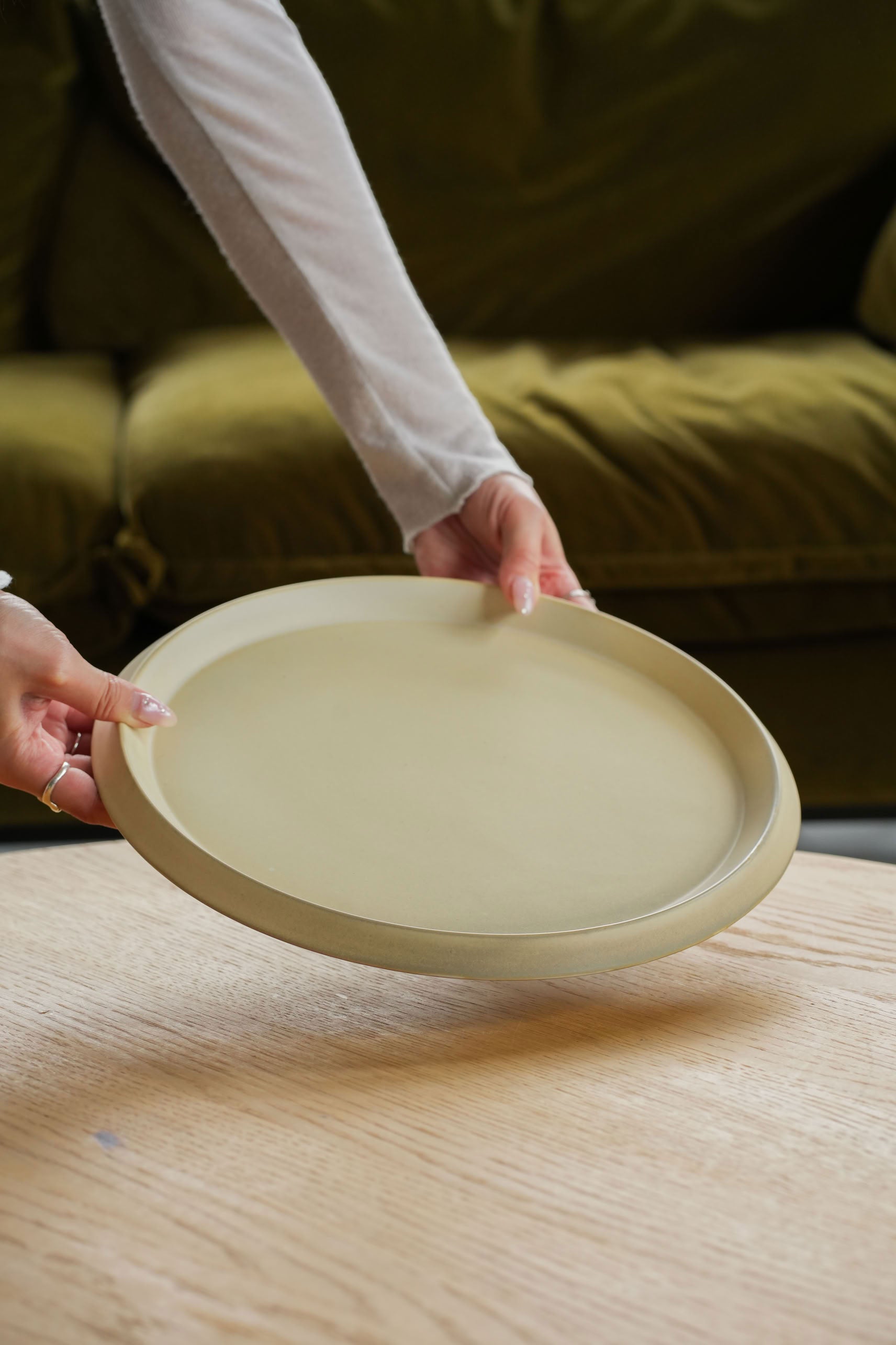 Ferm Living Erena Dinner Plate Cream