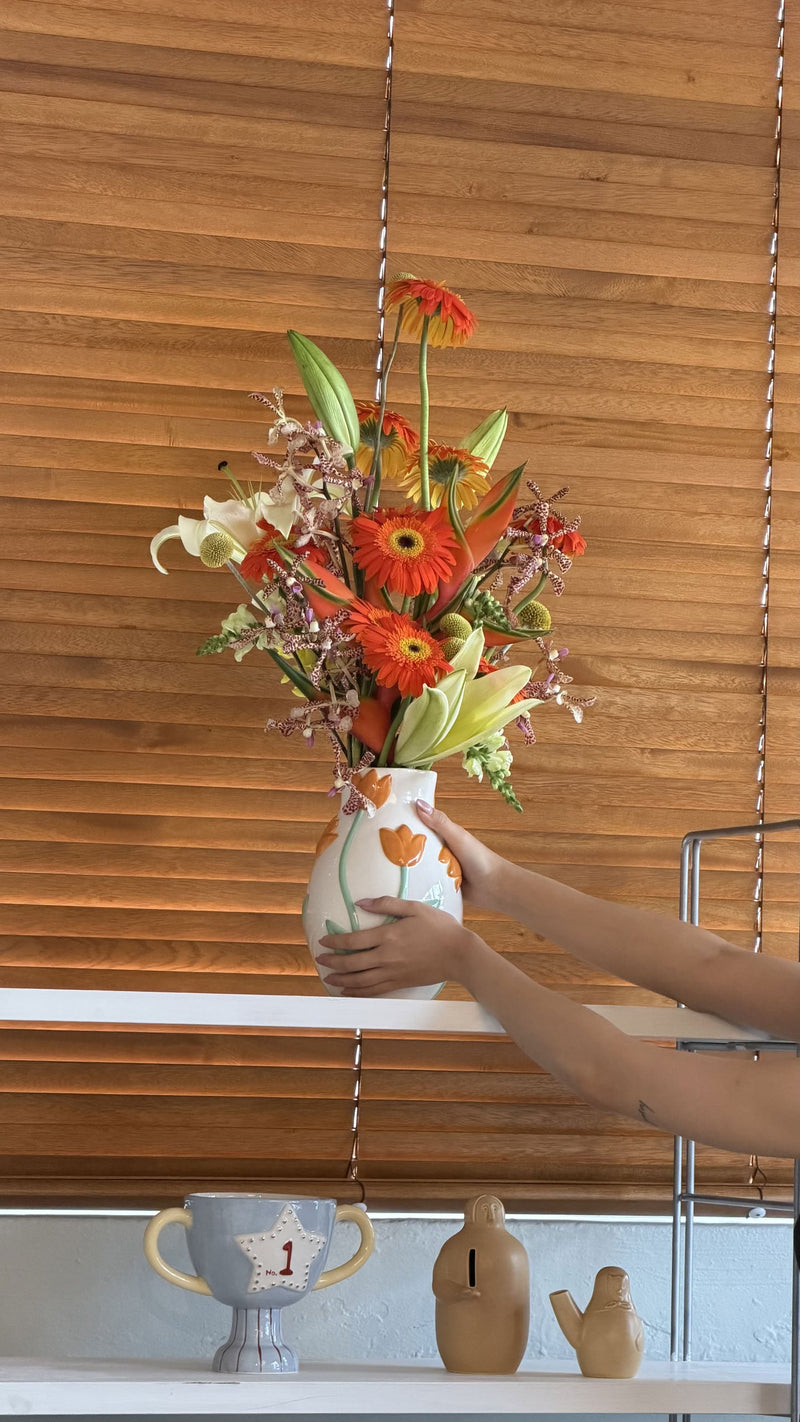 Fibre Flowers x Stacked Store - Warm Days Ahead Vase Set (9 May Delivery)