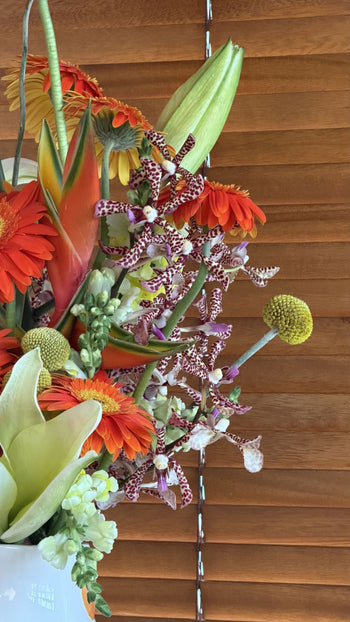 Fibre Flowers x Stacked Store Warm Days Ahead Vase Arrangement (Delivery on Saturday 9 May)