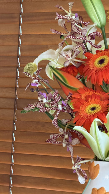 Fibre Flowers x Stacked Store Warm Days Ahead Vase Arrangement (Delivery on Saturday 9 May)