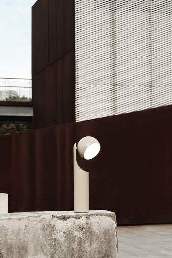 Fine Lumens MONO Portable Reading Lamp Beige