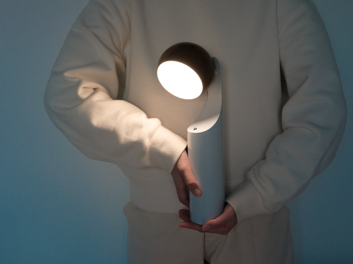 Fine Lumens MONO Portable Reading Lamp Beige