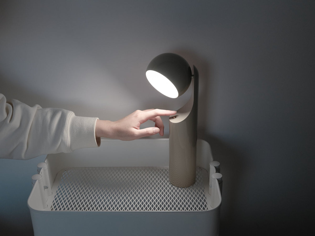 Fine Lumens MONO Portable Reading Lamp Beige