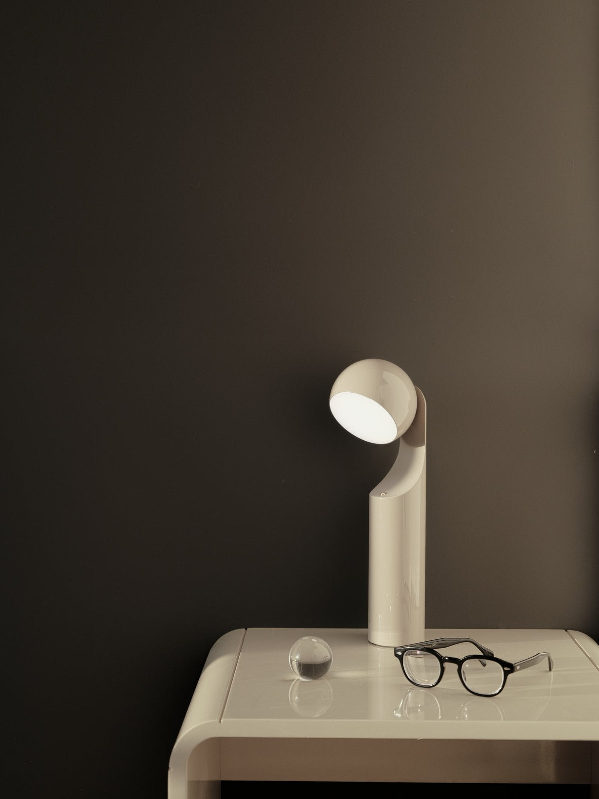 Fine Lumens MONO Portable Reading Lamp Beige