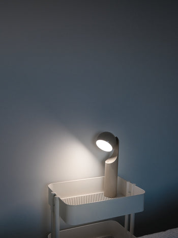 Fine Lumens MONO Portable Reading Lamp Beige