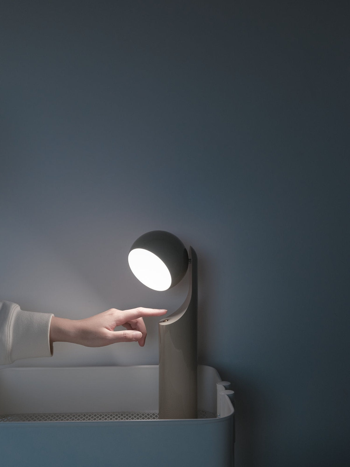 Fine Lumens MONO Portable Reading Lamp Beige