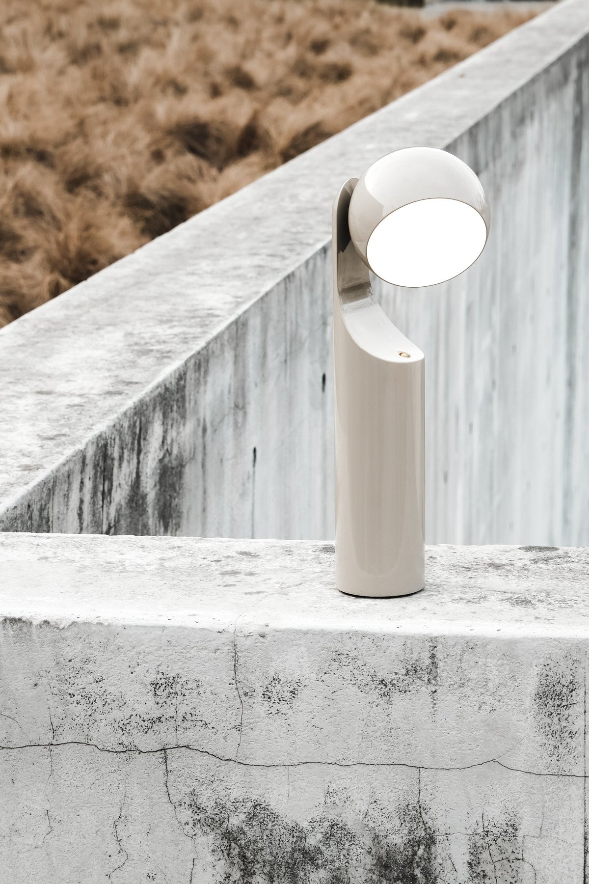 Fine Lumens MONO Portable Reading Lamp Beige