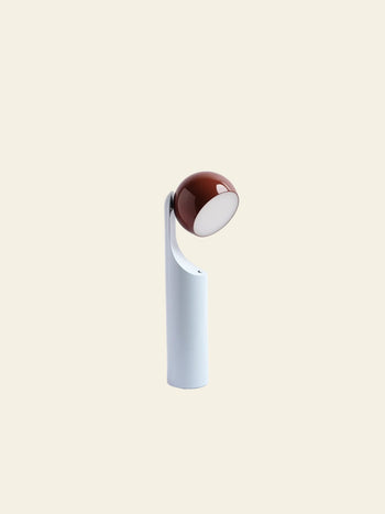 Fine Lumens MONO Portable Reading Lamp Rust/Sky