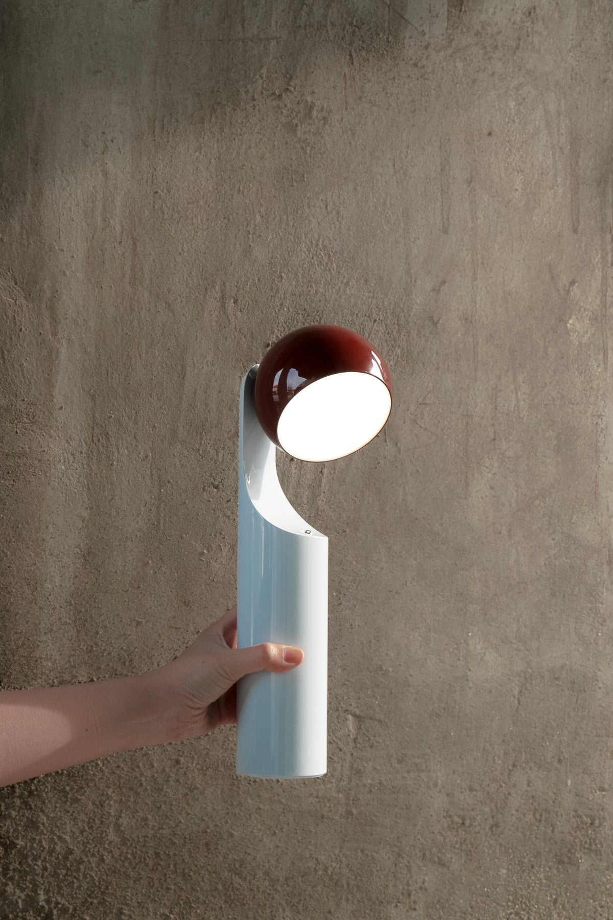 Fine Lumens MONO Portable Reading Lamp Rust/Sky