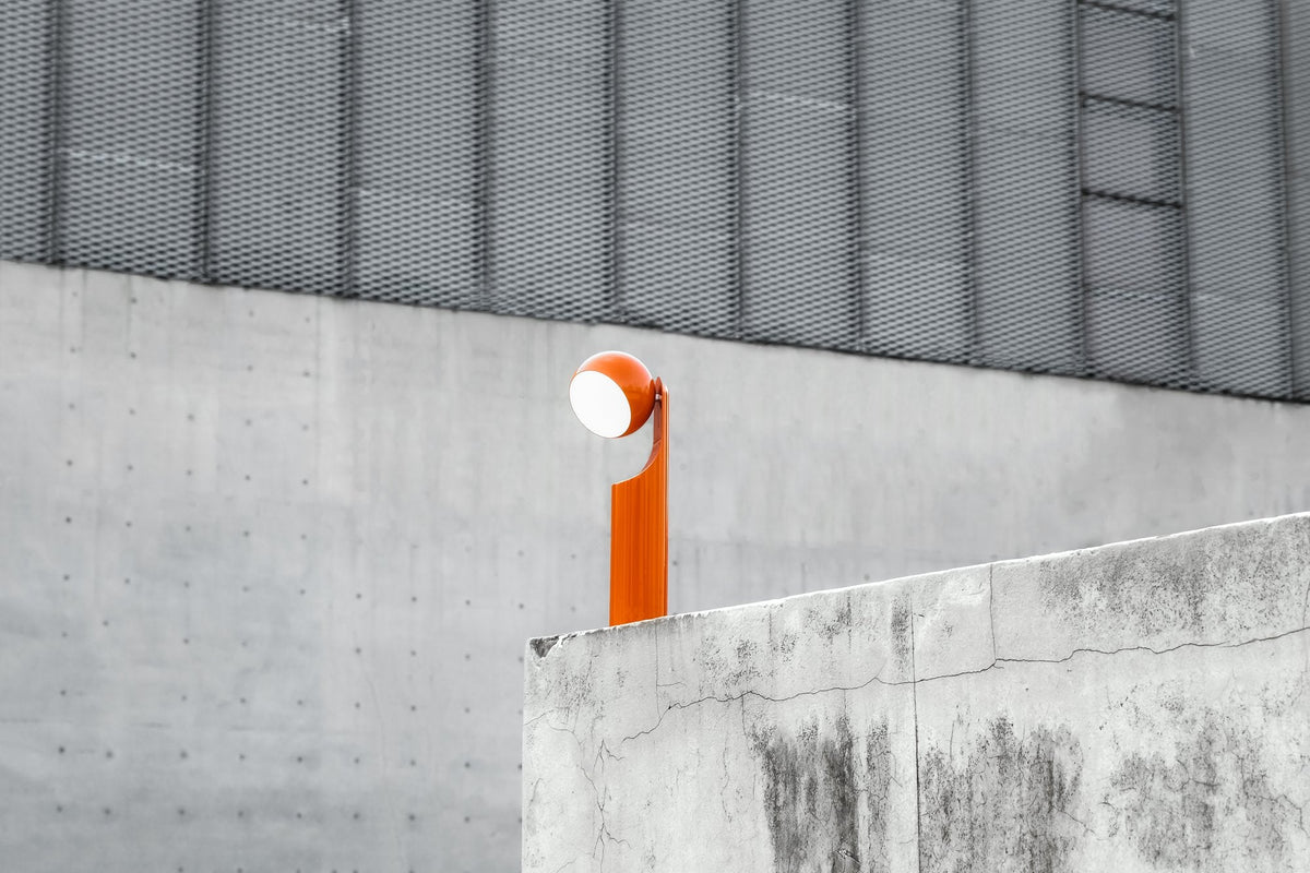 Fine Lumens MONO Portable Reading Lamp Tangerine