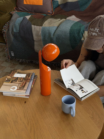 Fine Lumens MONO Portable Reading Lamp Tangerine
