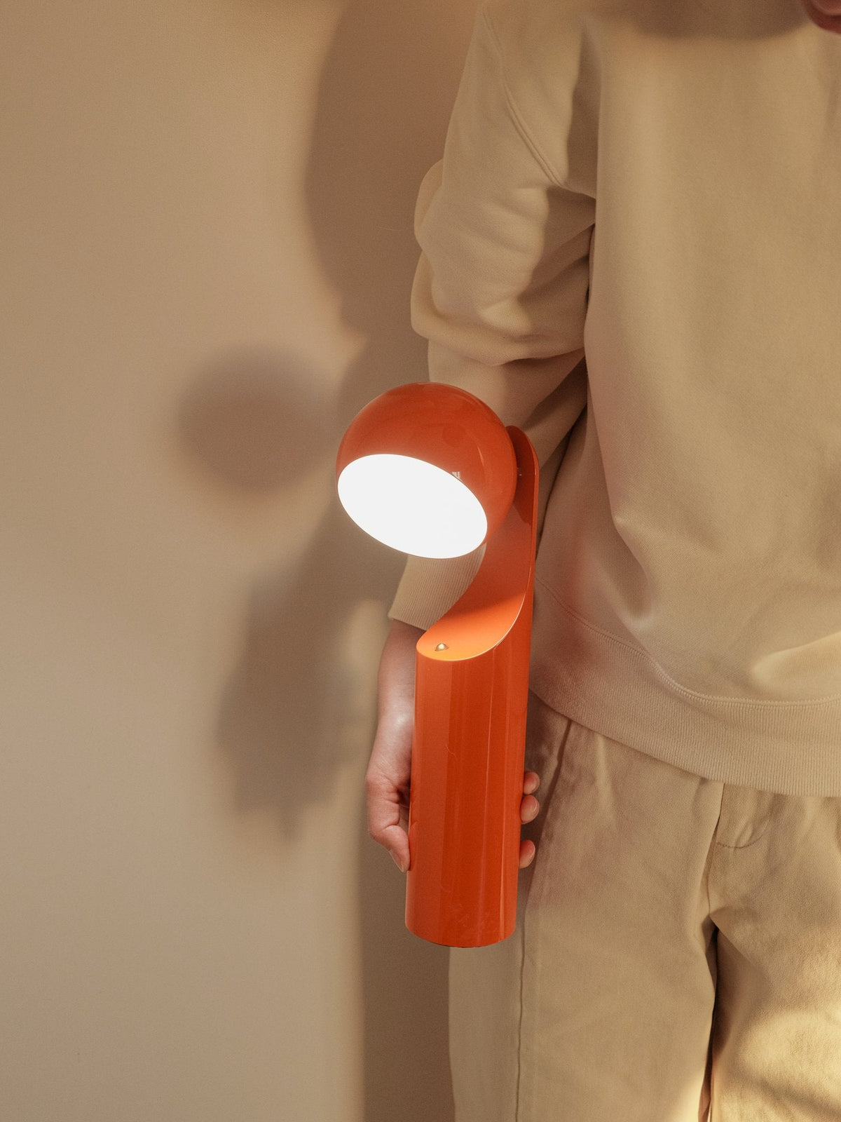 Fine Lumens MONO Portable Reading Lamp Tangerine