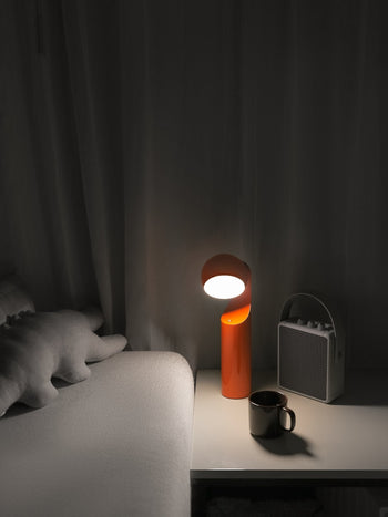 Fine Lumens MONO Portable Reading Lamp Tangerine