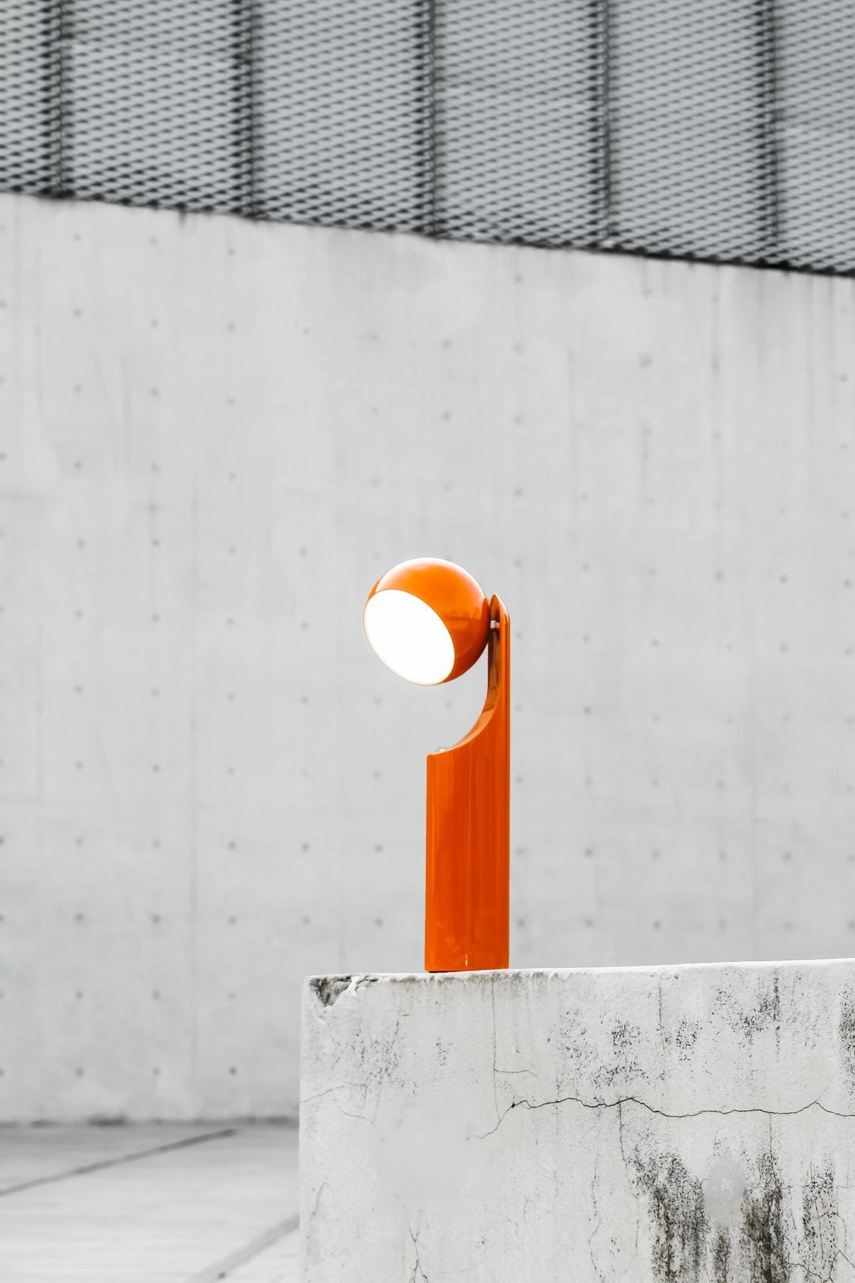 Fine Lumens MONO Portable Reading Lamp Tangerine