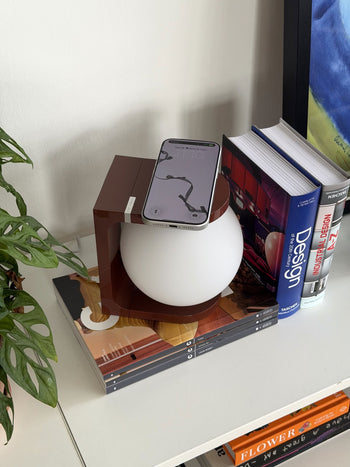 Fine Lumens PLAT MAX Table Lamp Coffee Brown