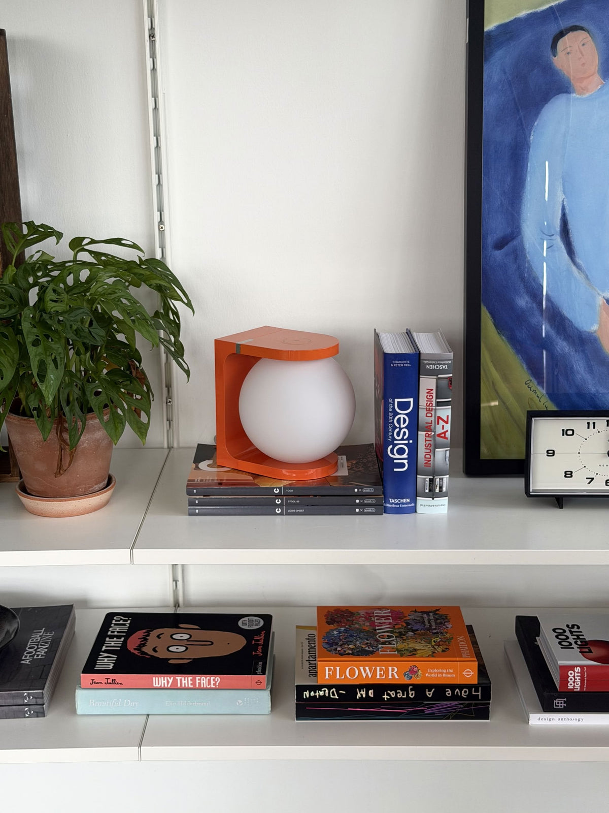 Fine Lumens PLAT MAX Table Lamp Flame Orange
