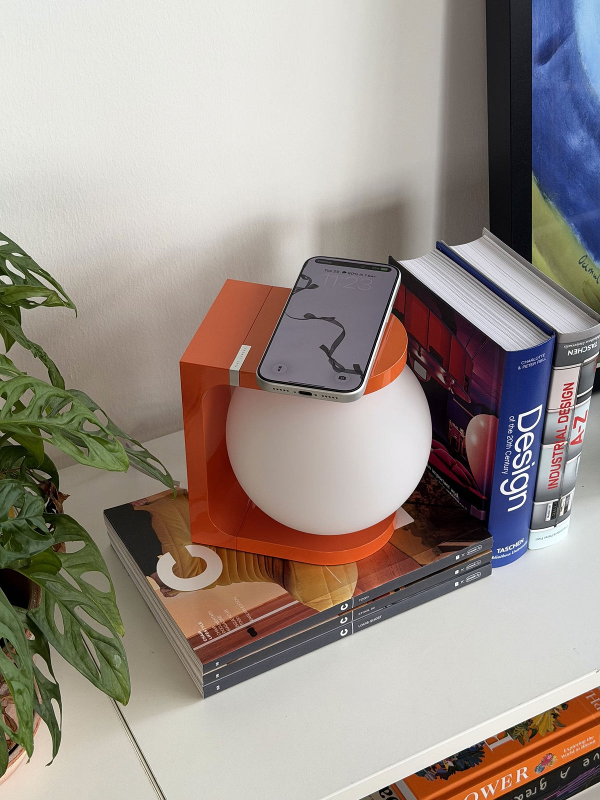 Fine Lumens PLAT MAX Table Lamp Flame Orange
