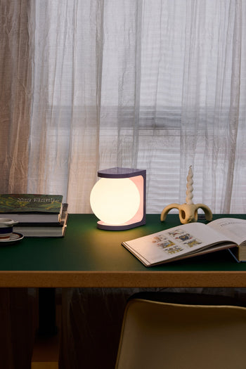 Fine Lumens PLAT MAX Table Lamp Flame Orange