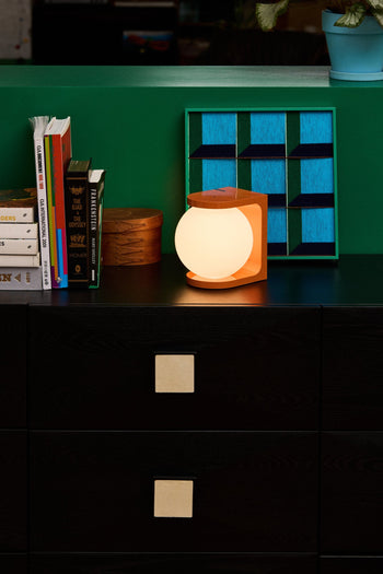 Fine Lumens PLAT MAX Table Lamp Flame Orange