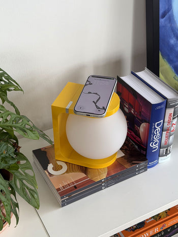 Fine Lumens PLAT MAX Table Lamp Sunshine Yellow