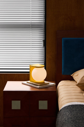Fine Lumens PLAT MAX Table Lamp Sunshine Yellow