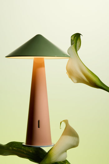 Fine Lumens Tipsy Portable Lamp Matcha/Guava