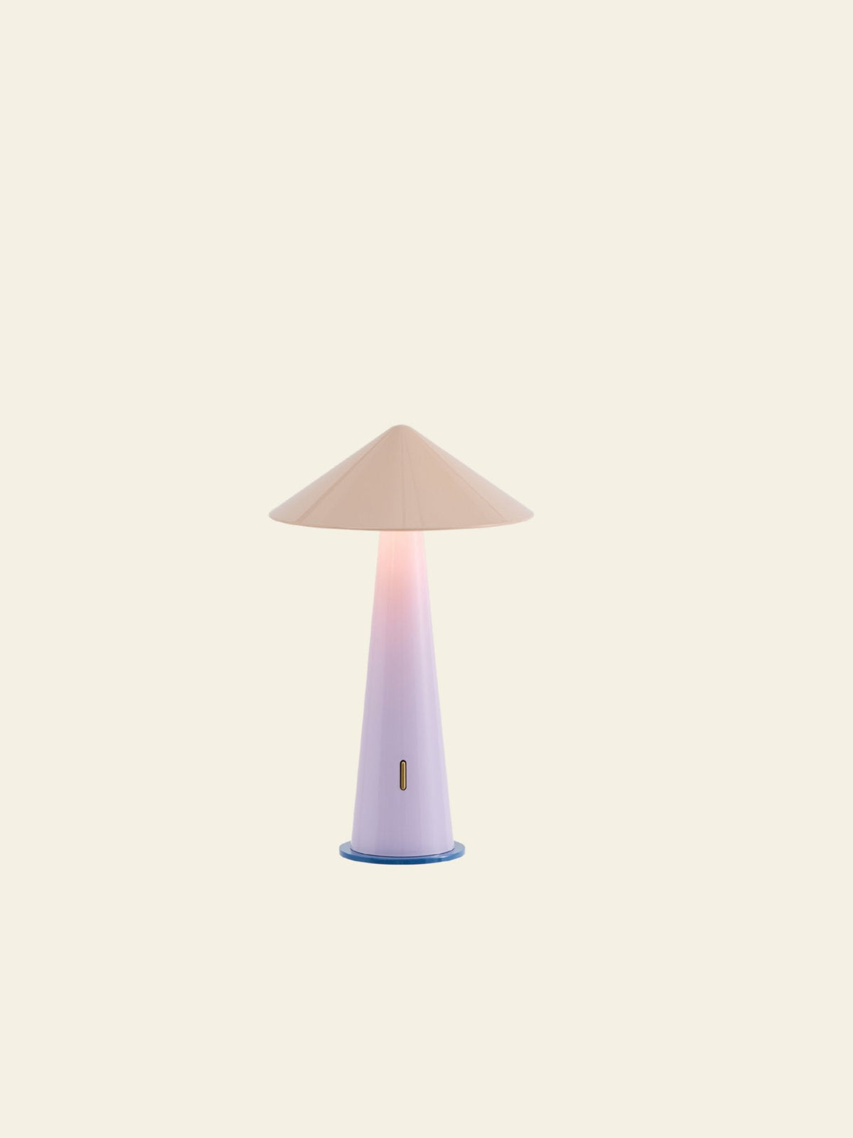 Fine Lumens Tipsy Portable Lamp Powder Pink/Soft Purple