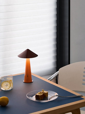 Fine Lumens Tipsy Portable Lamp Rustic Red/Orange