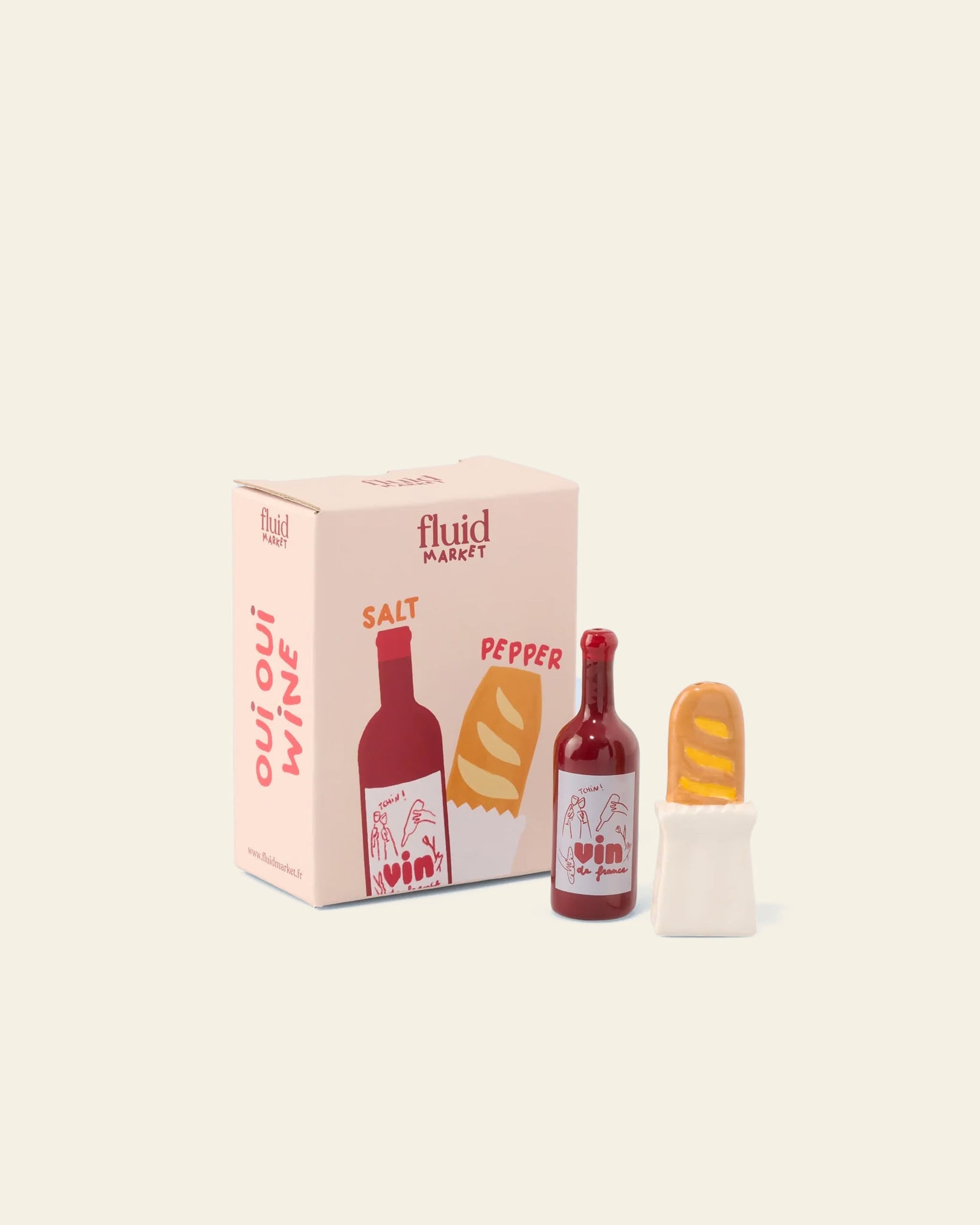 Fluid Market Baguette Salt and Pepper Set