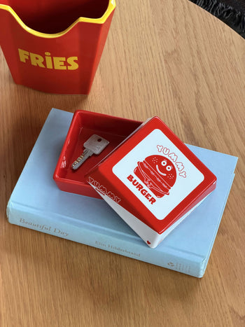 Fluid Market Burger Box Trinket Tray