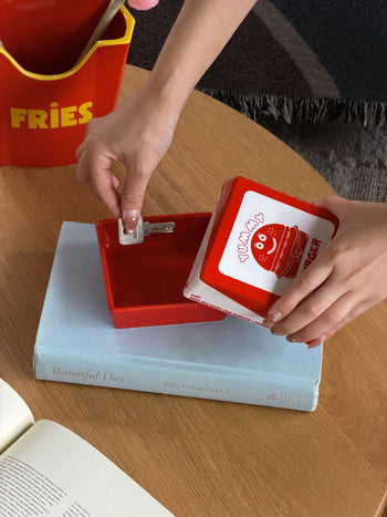 Fluid Market Burger Box Trinket Tray