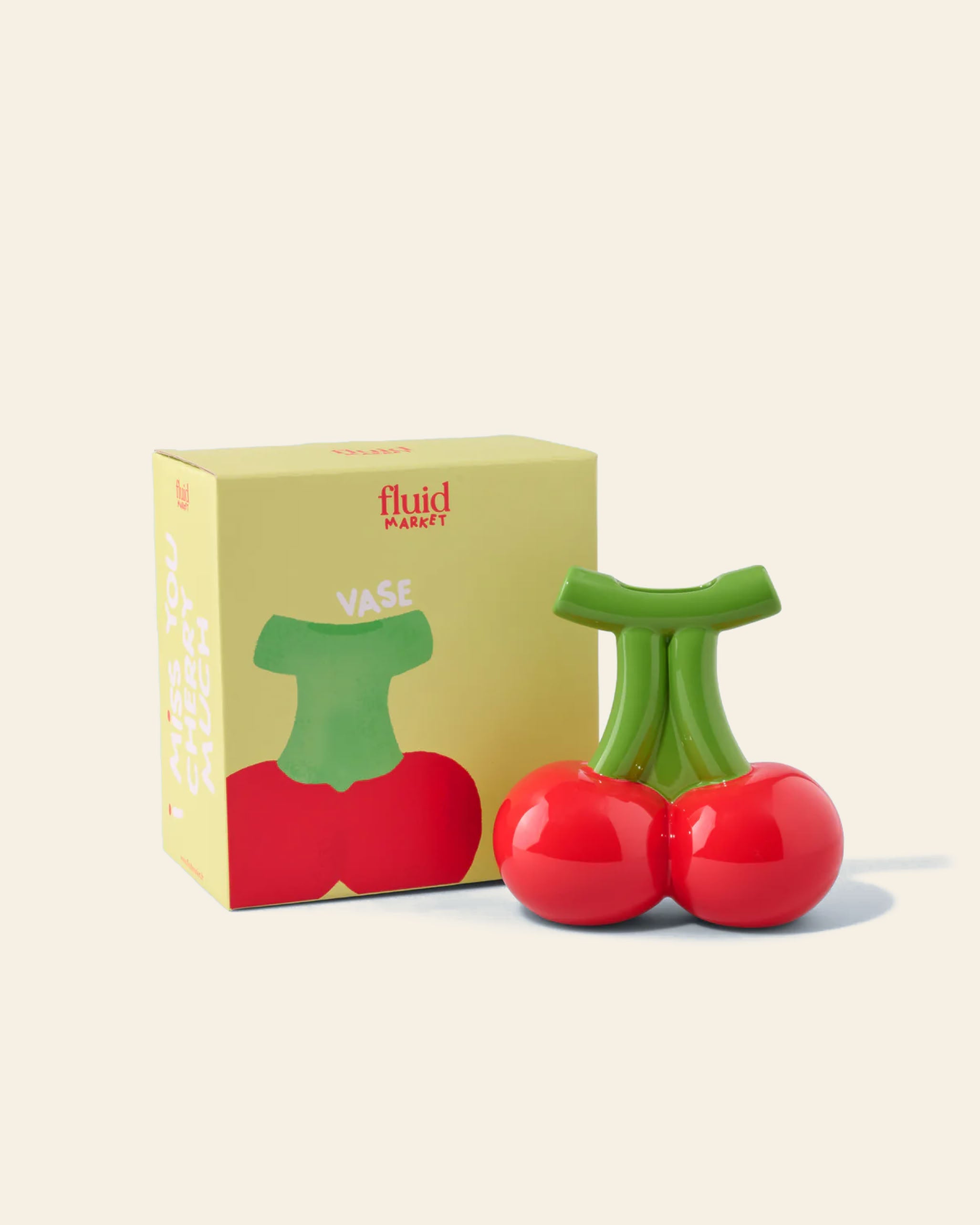 Fluid Market Cherry Vase