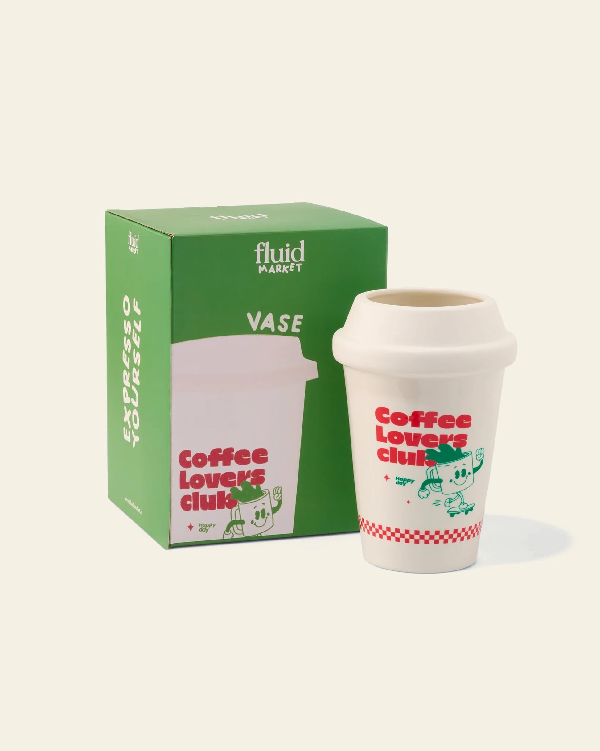 Fluid Market Coffee Cup Vase